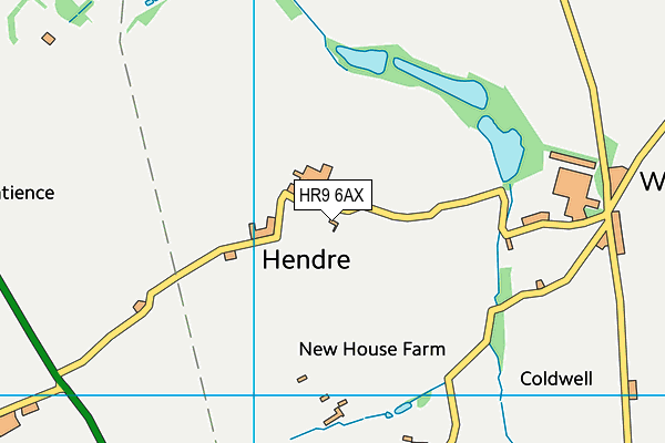 HR9 6AX map - OS VectorMap District (Ordnance Survey) HR9 6AX map - OS VectorMap District (Ordnance Survey)