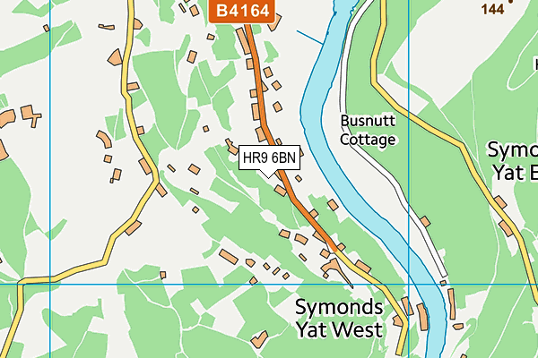 HR9 6BN map - OS VectorMap District (Ordnance Survey) HR9 6BN map - OS VectorMap District (Ordnance Survey)