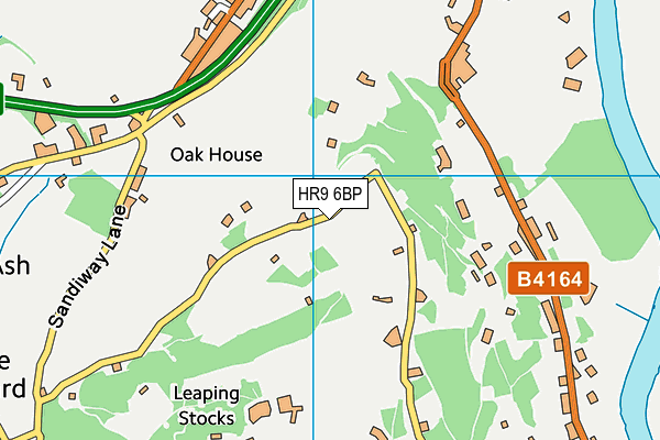 HR9 6BP map - OS VectorMap District (Ordnance Survey) HR9 6BP map - OS VectorMap District (Ordnance Survey)
