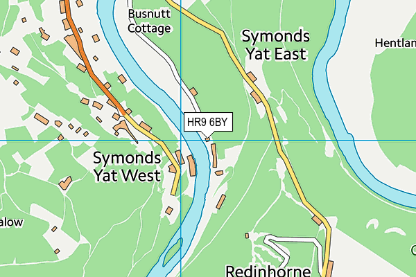 HR9 6BY map - OS VectorMap District (Ordnance Survey) HR9 6BY map - OS VectorMap District (Ordnance Survey)