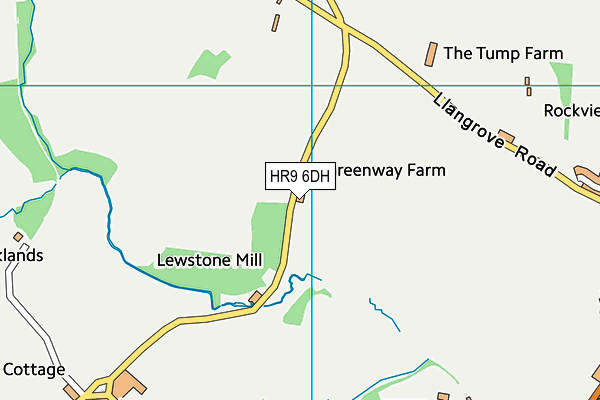 HR9 6DH map - OS VectorMap District (Ordnance Survey) HR9 6DH map - OS VectorMap District (Ordnance Survey)