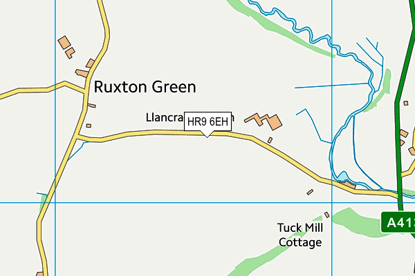 HR9 6EH map - OS VectorMap District (Ordnance Survey)
