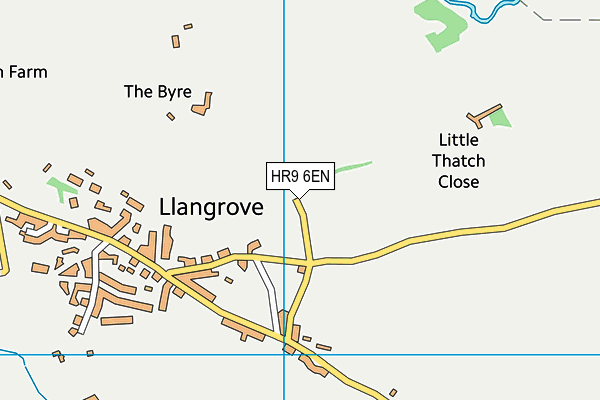 HR9 6EN map - OS VectorMap District (Ordnance Survey) HR9 6EN map - OS VectorMap District (Ordnance Survey)