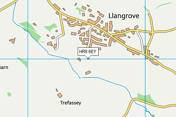 HR9 6EY map - OS VectorMap District (Ordnance Survey) HR9 6EY map - OS VectorMap District (Ordnance Survey)