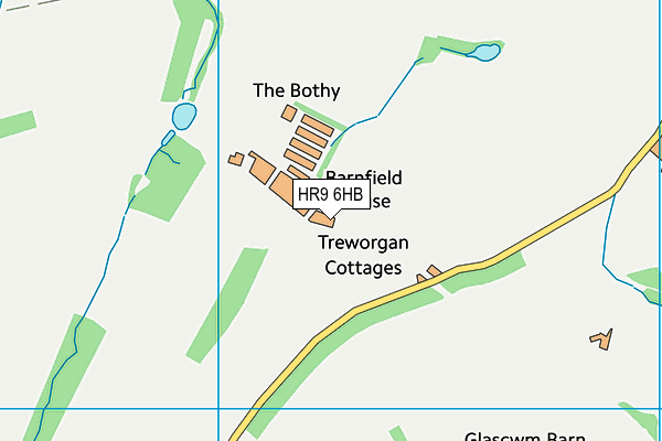 HR9 6HB map - OS VectorMap District (Ordnance Survey)