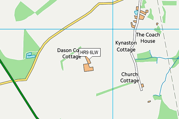 HR9 6LW map - OS VectorMap District (Ordnance Survey) HR9 6LW map - OS VectorMap District (Ordnance Survey)
