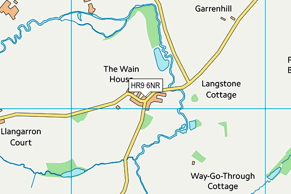 HR9 6NR map - OS VectorMap District (Ordnance Survey)
