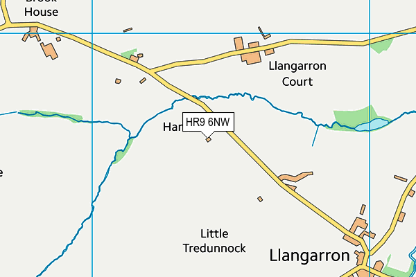 HR9 6NW map - OS VectorMap District (Ordnance Survey) HR9 6NW map - OS VectorMap District (Ordnance Survey)