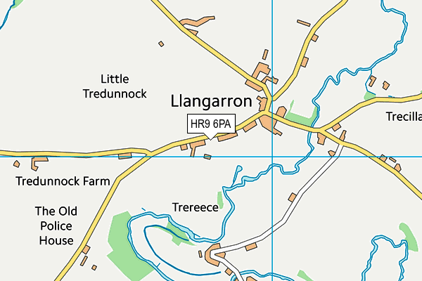 HR9 6PA map - OS VectorMap District (Ordnance Survey) HR9 6PA map - OS VectorMap District (Ordnance Survey)