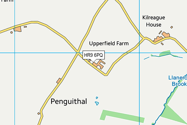 HR9 6PQ map - OS VectorMap District (Ordnance Survey) HR9 6PQ map - OS VectorMap District (Ordnance Survey)