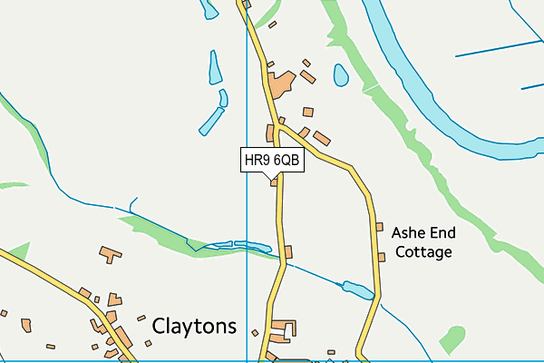 HR9 6QB map - OS VectorMap District (Ordnance Survey) HR9 6QB map - OS VectorMap District (Ordnance Survey)