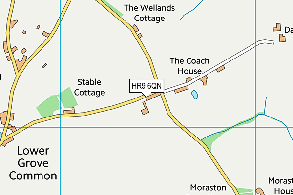 HR9 6QN map - OS VectorMap District (Ordnance Survey) HR9 6QN map - OS VectorMap District (Ordnance Survey)