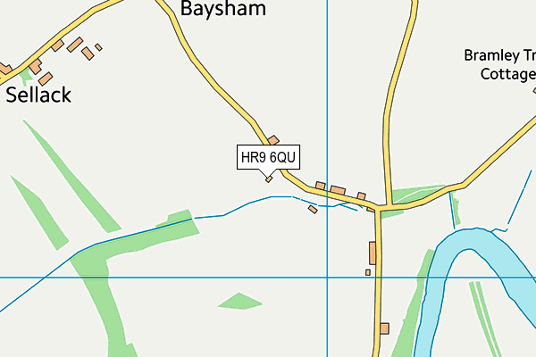 HR9 6QU map - OS VectorMap District (Ordnance Survey) HR9 6QU map - OS VectorMap District (Ordnance Survey)