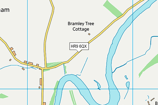 HR9 6QX map - OS VectorMap District (Ordnance Survey) HR9 6QX map - OS VectorMap District (Ordnance Survey)