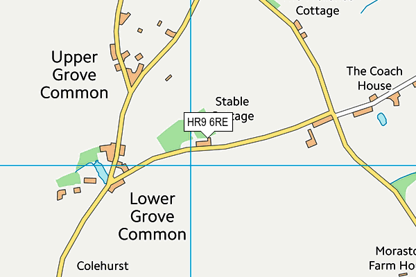 HR9 6RE map - OS VectorMap District (Ordnance Survey) HR9 6RE map - OS VectorMap District (Ordnance Survey)