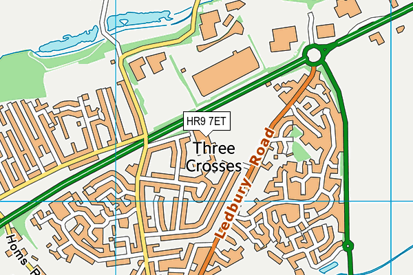 HR9 7ET map - OS VectorMap District (Ordnance Survey) HR9 7ET map - OS VectorMap District (Ordnance Survey)