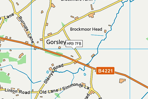 HR9 7FB map - OS VectorMap District (Ordnance Survey) HR9 7FB map - OS VectorMap District (Ordnance Survey)