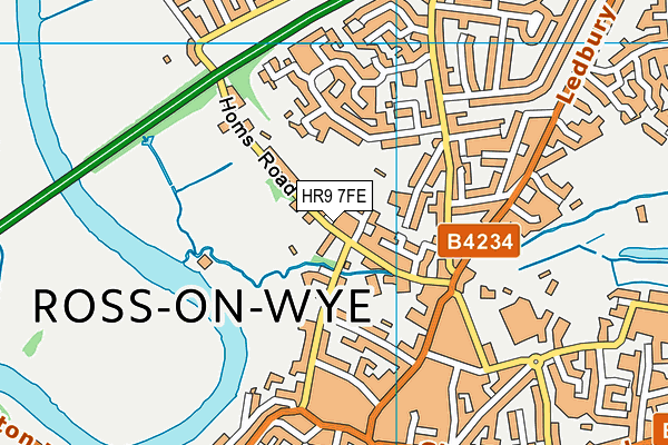 HR9 7FE map - OS VectorMap District (Ordnance Survey) HR9 7FE map - OS VectorMap District (Ordnance Survey)