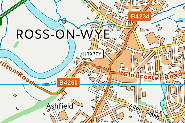 HR9 7FY map - OS VectorMap District (Ordnance Survey) HR9 7FY map - OS VectorMap District (Ordnance Survey)