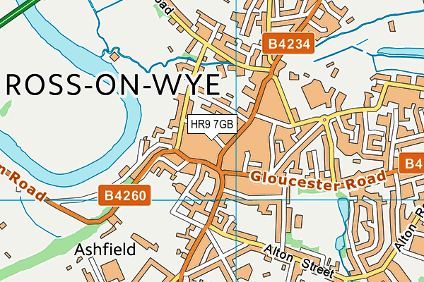 HR9 7GB map - OS VectorMap District (Ordnance Survey) HR9 7GB map - OS VectorMap District (Ordnance Survey)