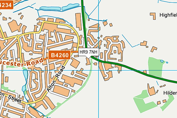 HR9 7NH map - OS VectorMap District (Ordnance Survey) HR9 7NH map - OS VectorMap District (Ordnance Survey)