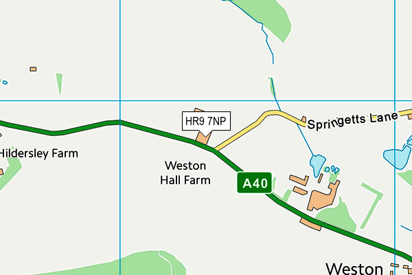 HR9 7NP map - OS VectorMap District (Ordnance Survey) HR9 7NP map - OS VectorMap District (Ordnance Survey)
