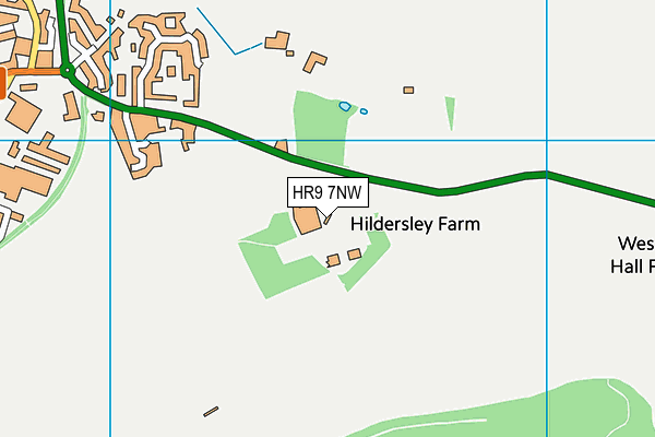 HR9 7NW map - OS VectorMap District (Ordnance Survey) HR9 7NW map - OS VectorMap District (Ordnance Survey)