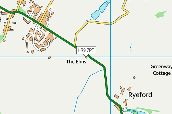 HR9 7PT map - OS VectorMap District (Ordnance Survey) HR9 7PT map - OS VectorMap District (Ordnance Survey)
