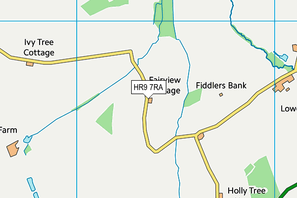 HR9 7RA map - OS VectorMap District (Ordnance Survey) HR9 7RA map - OS VectorMap District (Ordnance Survey)