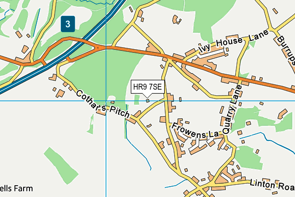 HR9 7SE map - OS VectorMap District (Ordnance Survey) HR9 7SE map - OS VectorMap District (Ordnance Survey)