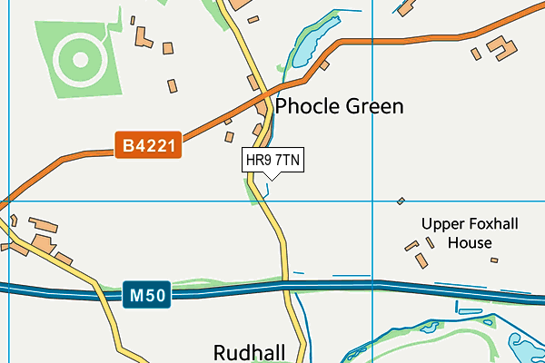 HR9 7TN map - OS VectorMap District (Ordnance Survey) HR9 7TN map - OS VectorMap District (Ordnance Survey)