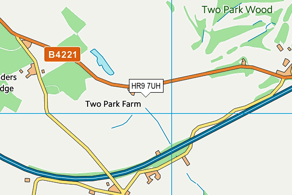 HR9 7UH map - OS VectorMap District (Ordnance Survey) HR9 7UH map - OS VectorMap District (Ordnance Survey)
