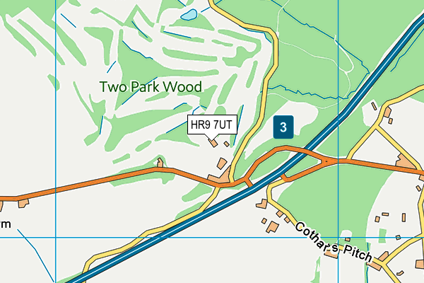 HR9 7UT map - OS VectorMap District (Ordnance Survey) HR9 7UT map - OS VectorMap District (Ordnance Survey)