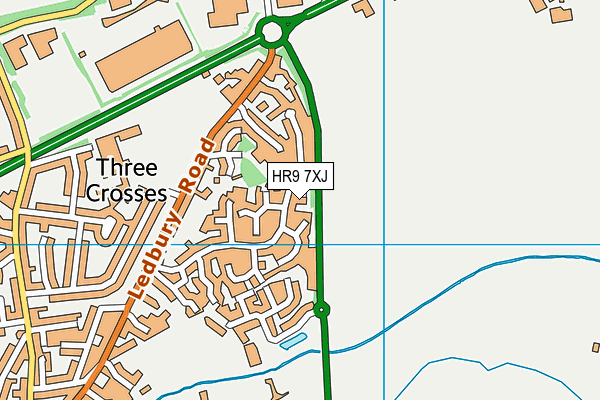 HR9 7XJ map - OS VectorMap District (Ordnance Survey) HR9 7XJ map - OS VectorMap District (Ordnance Survey)