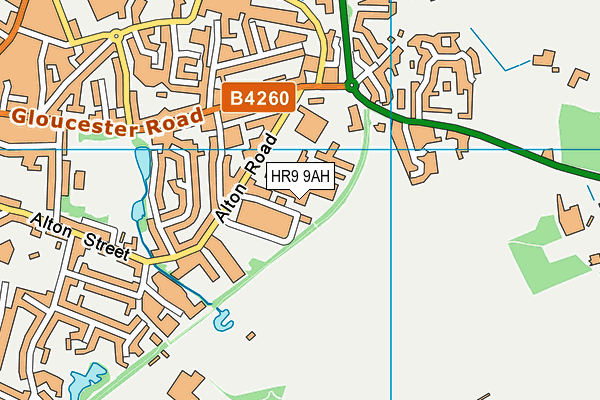HR9 9AH map - OS VectorMap District (Ordnance Survey) HR9 9AH map - OS VectorMap District (Ordnance Survey)
