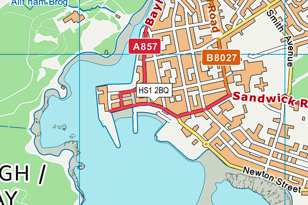 HS1 2BQ map - OS VectorMap District (Ordnance Survey) HS1 2BQ map - OS VectorMap District (Ordnance Survey)