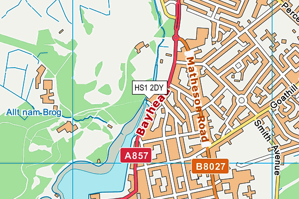 HS1 2DY map - OS VectorMap District (Ordnance Survey) HS1 2DY map - OS VectorMap District (Ordnance Survey)