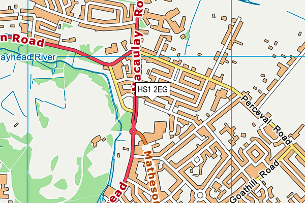 HS1 2EG map - OS VectorMap District (Ordnance Survey) HS1 2EG map - OS VectorMap District (Ordnance Survey)