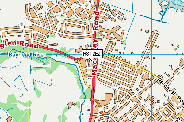 HS1 2EZ map - OS VectorMap District (Ordnance Survey) HS1 2EZ map - OS VectorMap District (Ordnance Survey)