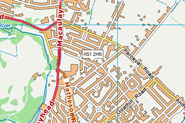 HS1 2HN map - OS VectorMap District (Ordnance Survey) HS1 2HN map - OS VectorMap District (Ordnance Survey)