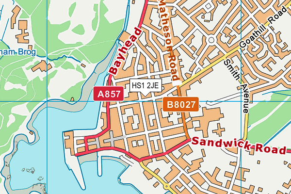 HS1 2JE map - OS VectorMap District (Ordnance Survey) HS1 2JE map - OS VectorMap District (Ordnance Survey)