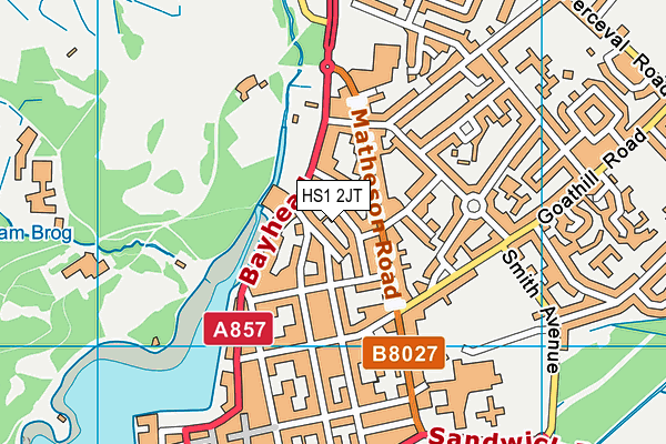 HS1 2JT map - OS VectorMap District (Ordnance Survey) HS1 2JT map - OS VectorMap District (Ordnance Survey)
