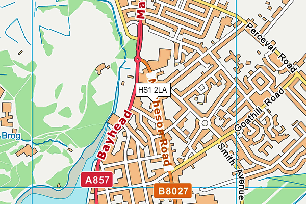 HS1 2LA map - OS VectorMap District (Ordnance Survey) HS1 2LA map - OS VectorMap District (Ordnance Survey)