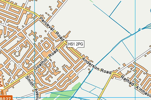HS1 2PG map - OS VectorMap District (Ordnance Survey) HS1 2PG map - OS VectorMap District (Ordnance Survey)