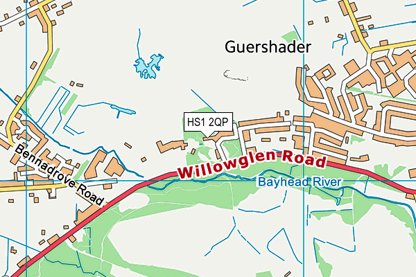 HS1 2QP map - OS VectorMap District (Ordnance Survey) HS1 2QP map - OS VectorMap District (Ordnance Survey)