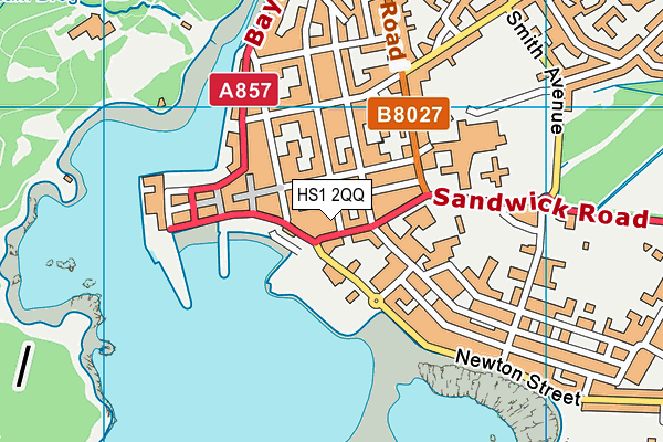 HS1 2QQ map - OS VectorMap District (Ordnance Survey)