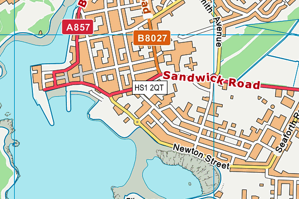 HS1 2QT map - OS VectorMap District (Ordnance Survey)