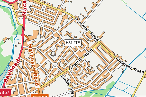 HS1 2TE map - OS VectorMap District (Ordnance Survey) HS1 2TE map - OS VectorMap District (Ordnance Survey)