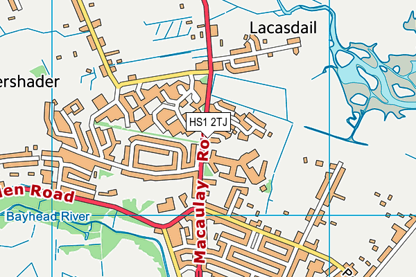 HS1 2TJ map - OS VectorMap District (Ordnance Survey)