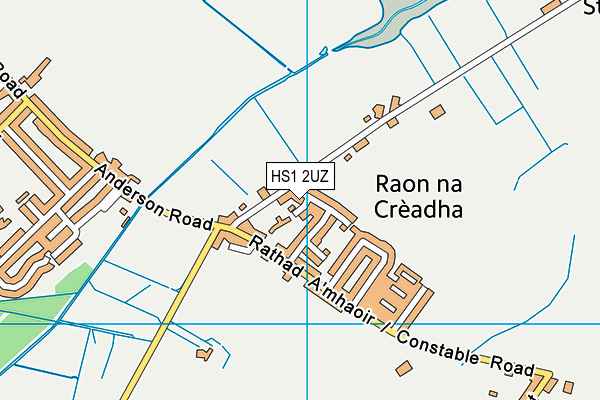HS1 2UZ map - OS VectorMap District (Ordnance Survey)